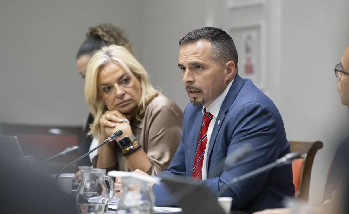 El director del Servicio Canario de Salud, Adasat Goya, junto a la consejera de Sanidad, Esther Monzón / ARCHIVO-EFE