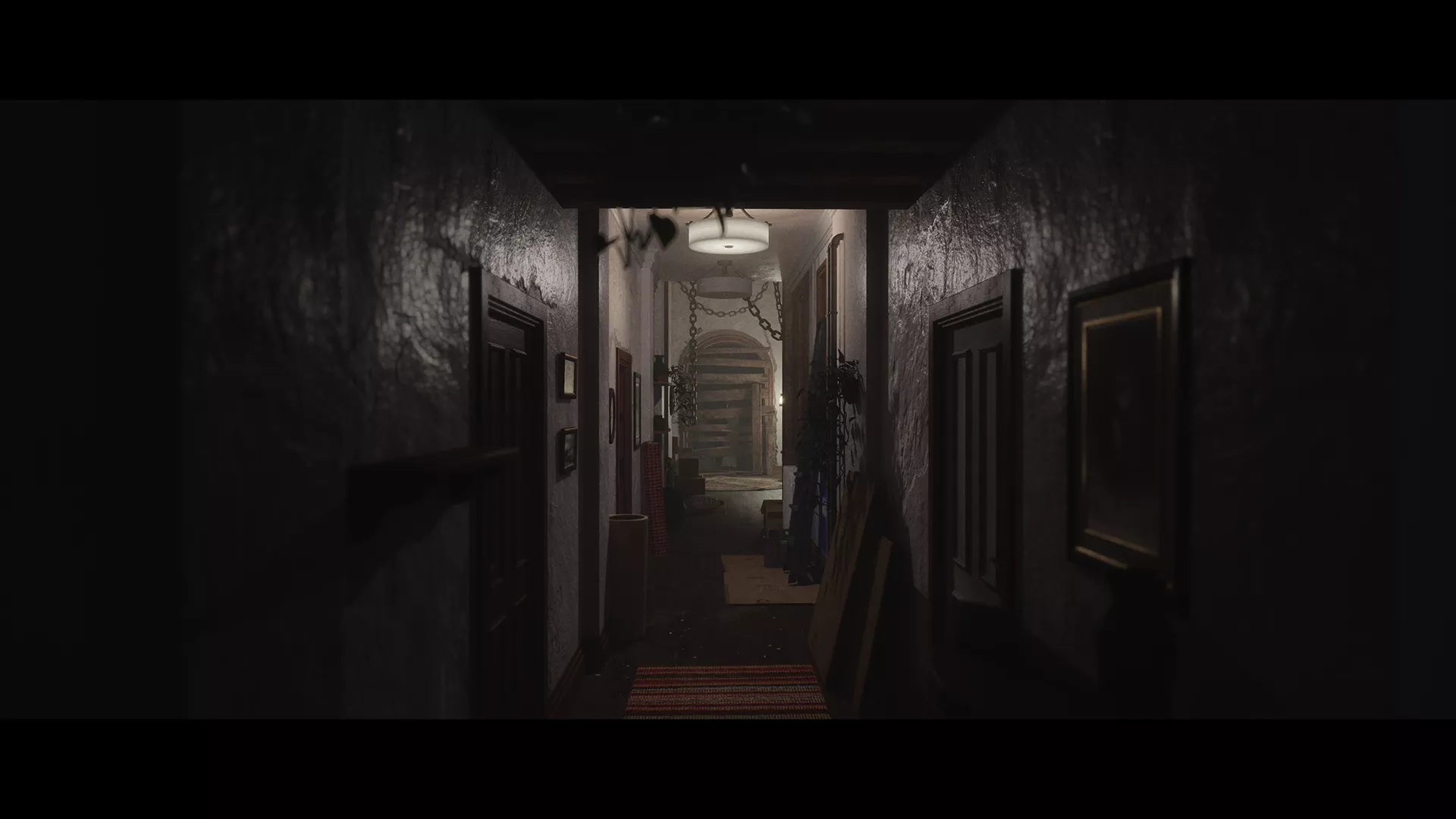 Escenario donde se desarrolla el videojuego Luto, con referencias a la estética de las casas canarias. / BROKEN BIRD GAMES