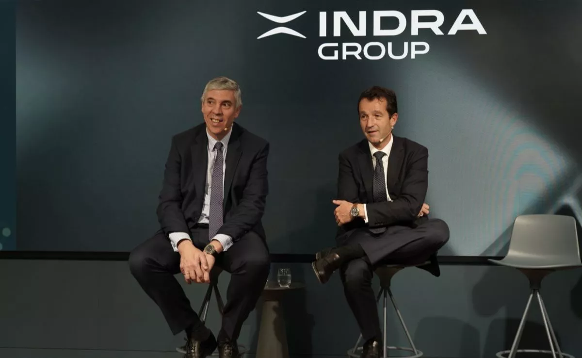 Ángel Escribano y José Vicente De los Mozos. /Indra