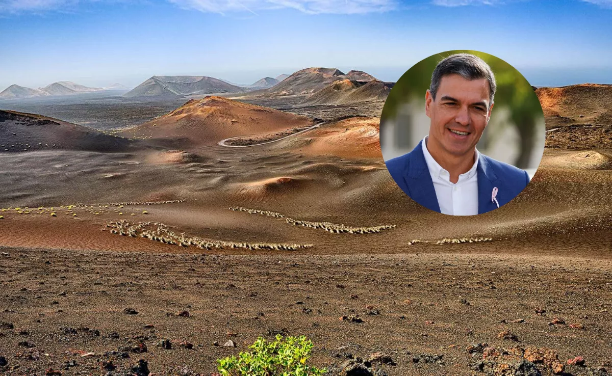 Lanzarote, isla en la que suele veranear Pedro Sánchez / AH