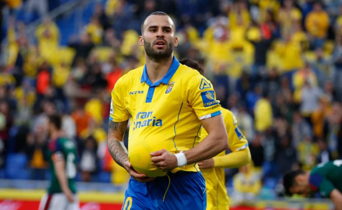 Jesé Rodríguez en un partido antiguo con la UD Las Palmas / EFE