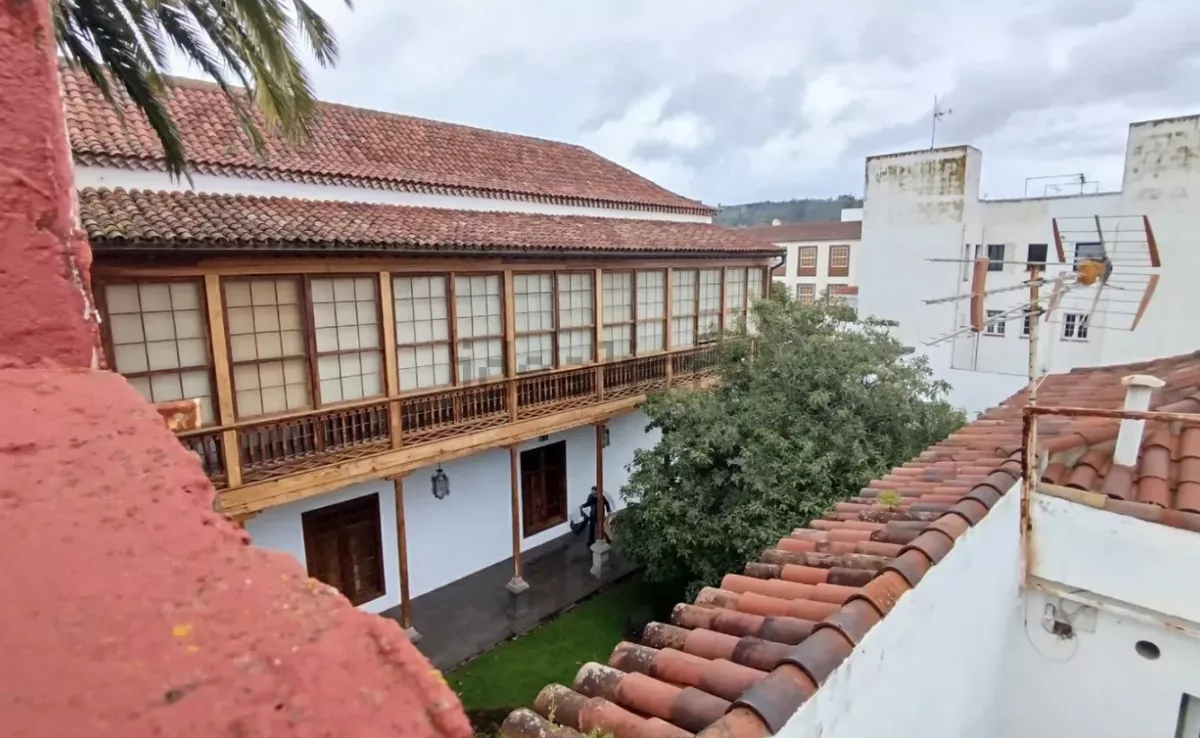 Imagen del patio interior de la casa del siglo XIX / IDEALISTA