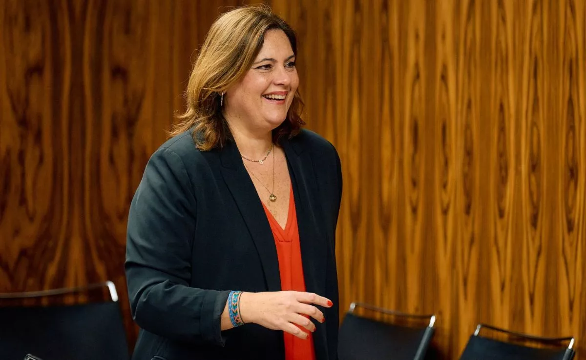 Beatriz Calzada, presidenta de la Autoridad Portuaria de Las Palmas. / AH