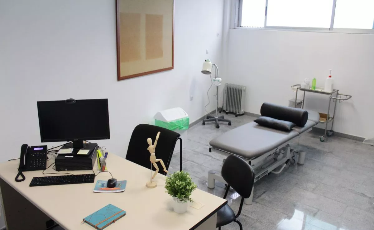 Una consulta de fisioterapia en Canarias. Consejería de Sanidad