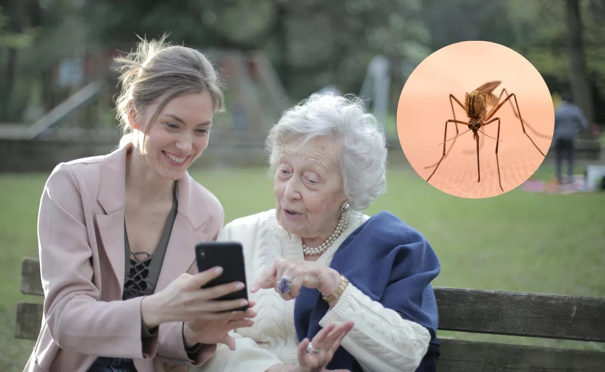 Imagen de una abuela y su nieta / PEXELS