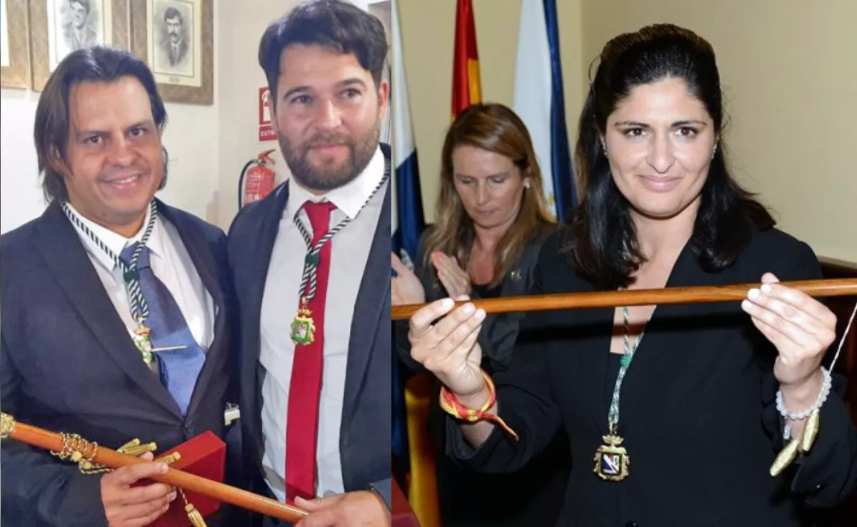 Carmen Luisa Castro (PP) plantea moción de censura al pacto de Gustavo Pérez (CC) y Airam Puerta (PSOE)|MONTAJEAH