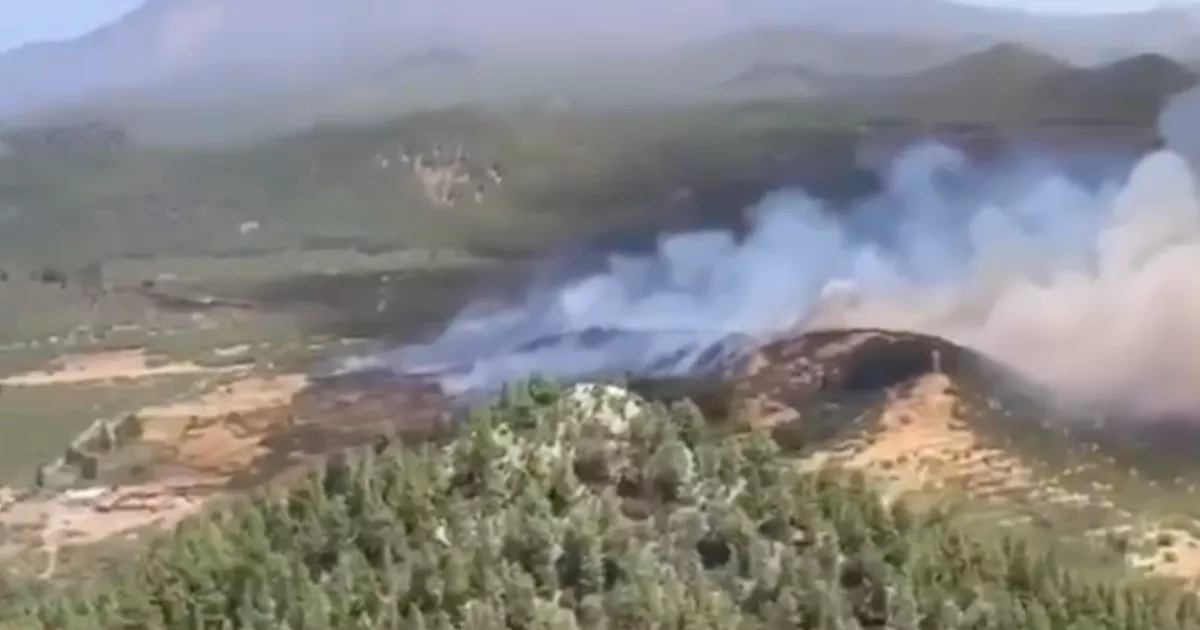 Imagen del incendio en Tenerife / GES