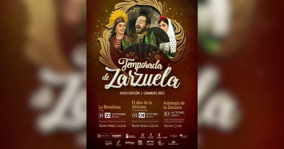 Cartel de Temporada de la Zarzuela  CEDIDA