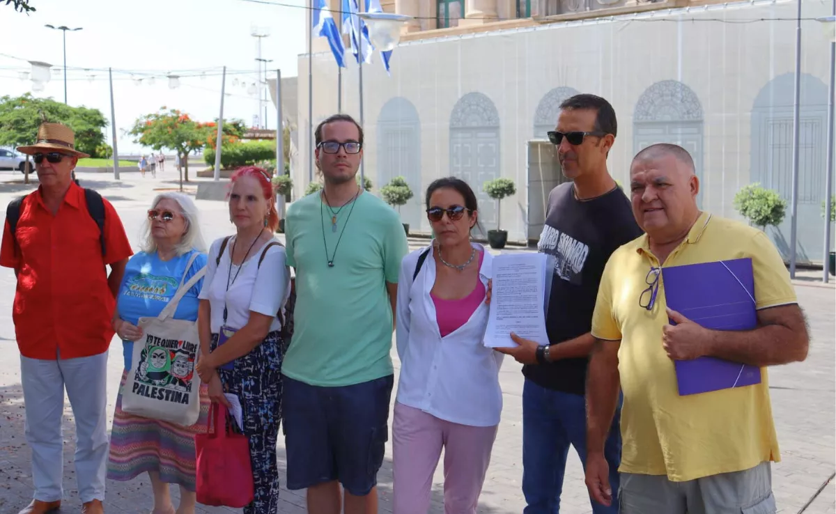 Un grupo de colectivos y de personas individuales presentan un escrito en el Cabildo de Tenerife tras detectar nuevos yacimientos en Cuna del Alma. / ATLÁNTICO HOY