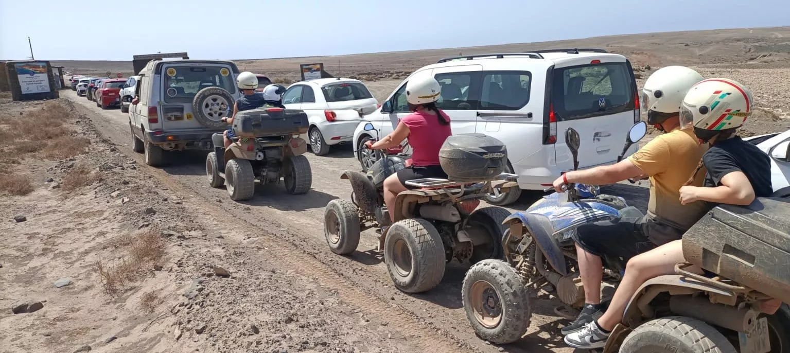 Infracción caravana de buggies en Lanzarote. / CABILDO DE LANZAROTE