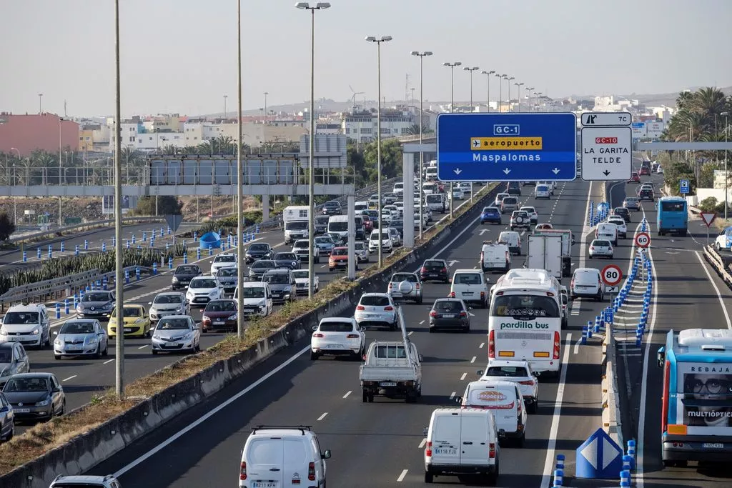 Imagen de un tramo la GC-1. / COALICIÓN CANARIA