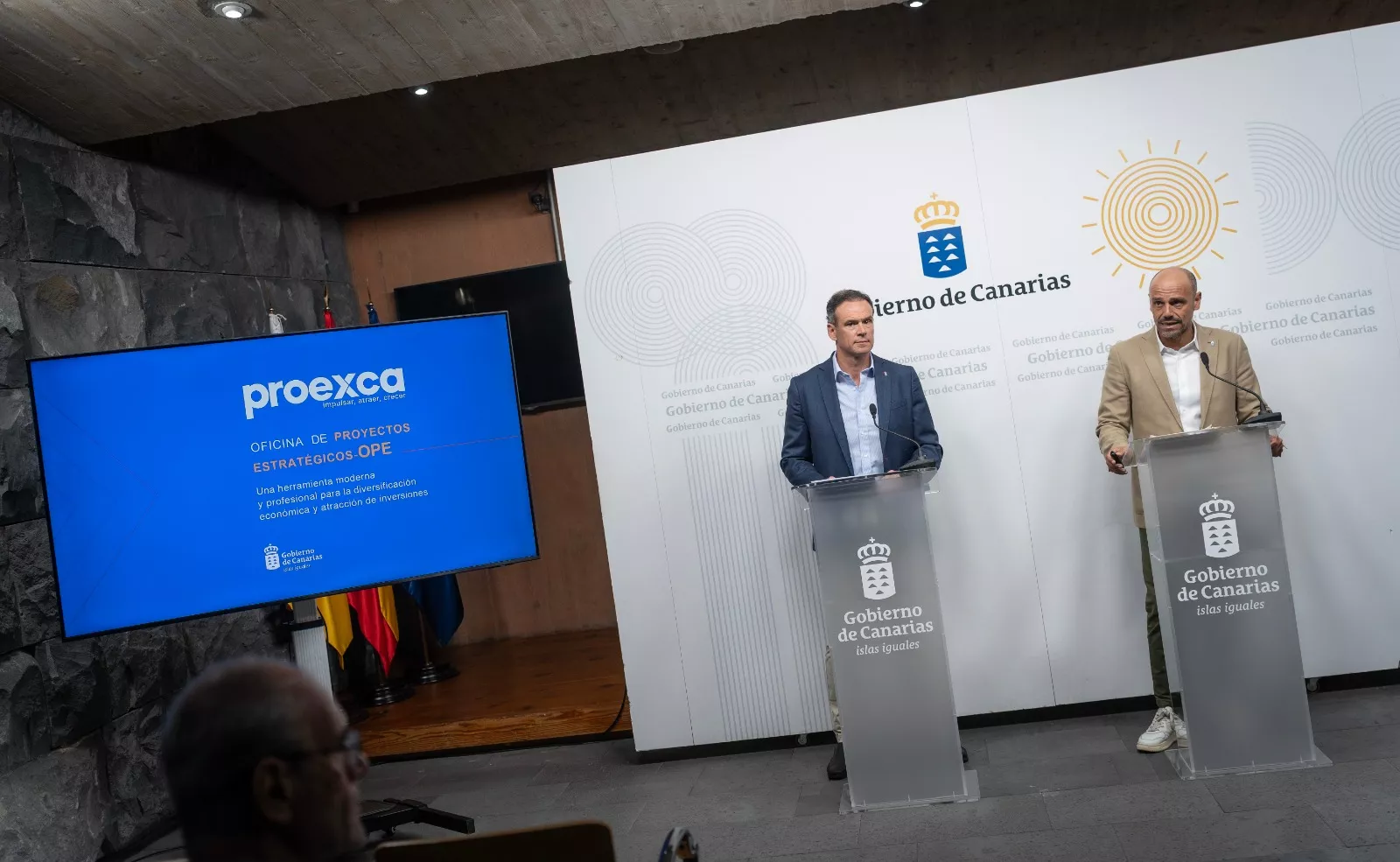Presentación de la Oficina de Proyectos Estratégicos en Proexca. / GOBIERNO DE CANARIAS