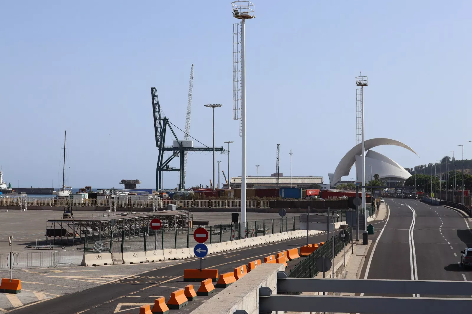 Dársena de Los Llanos del Puerto de Santa Cruz de Tenerife. / ATLÁNTICO HOY