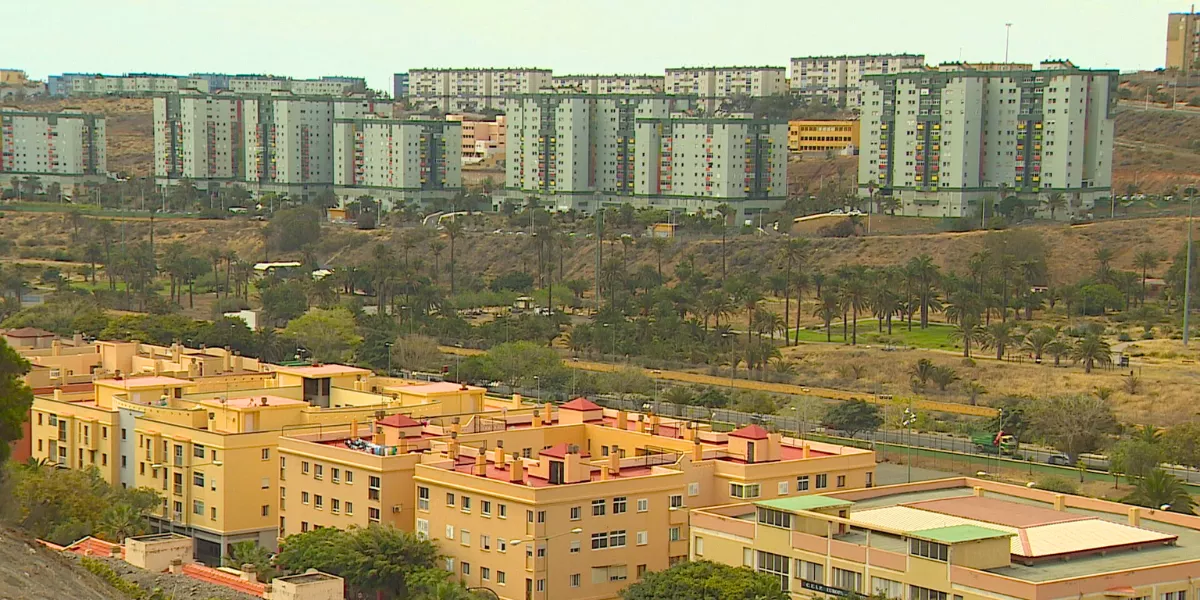 Imagen de Jinámar, uno de los barrios más pobres de Canarias / ARCHIVO 