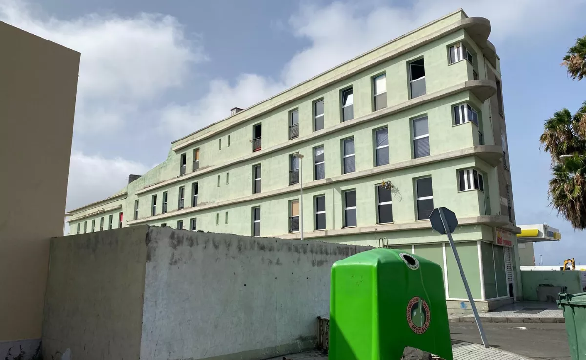 Fachada de 'La Esperanza', en Santa María de Guía (Gran Canaria) / ATLÁNTICO HOY