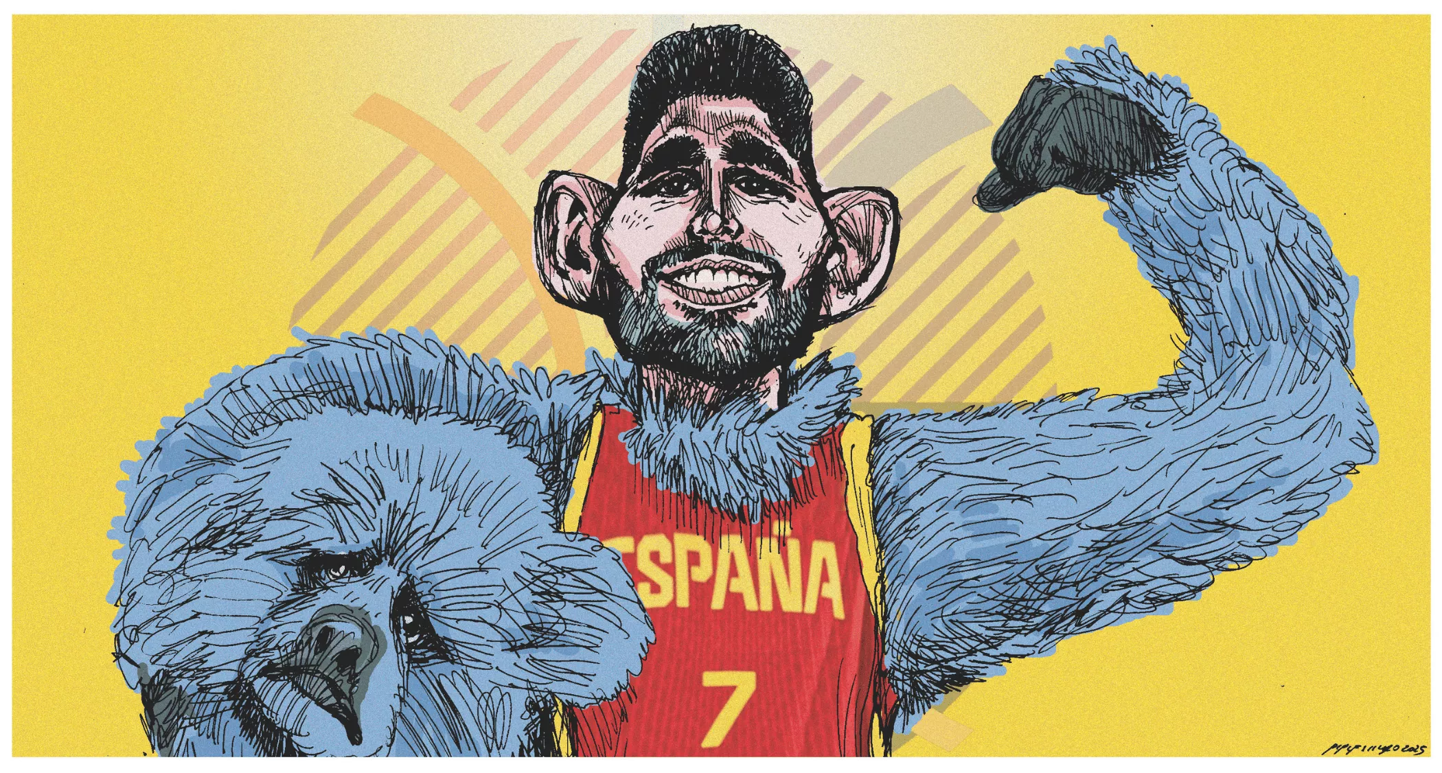 Santi Aldama Toledo, por Farruqo. 