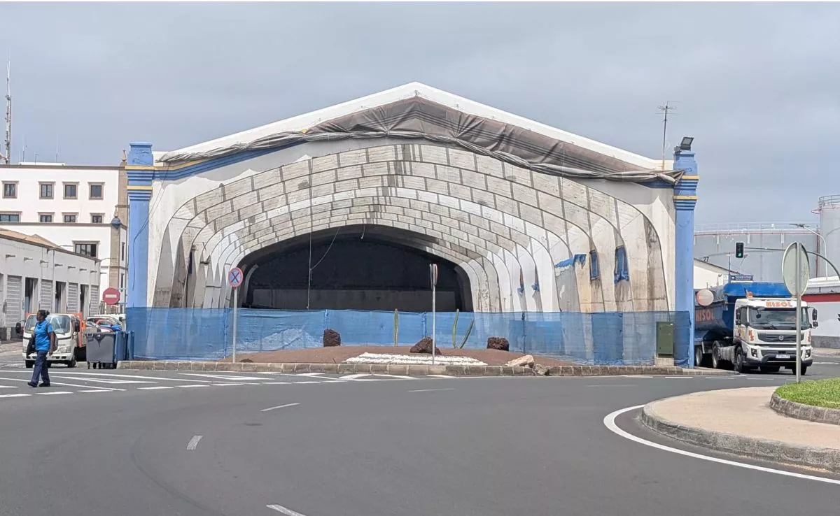 Fachada del futuro centro para tripulaciones y pasajeros del Puerto de Las Palmas, bautizado como Crew Center Las Palmas. / M. REYES