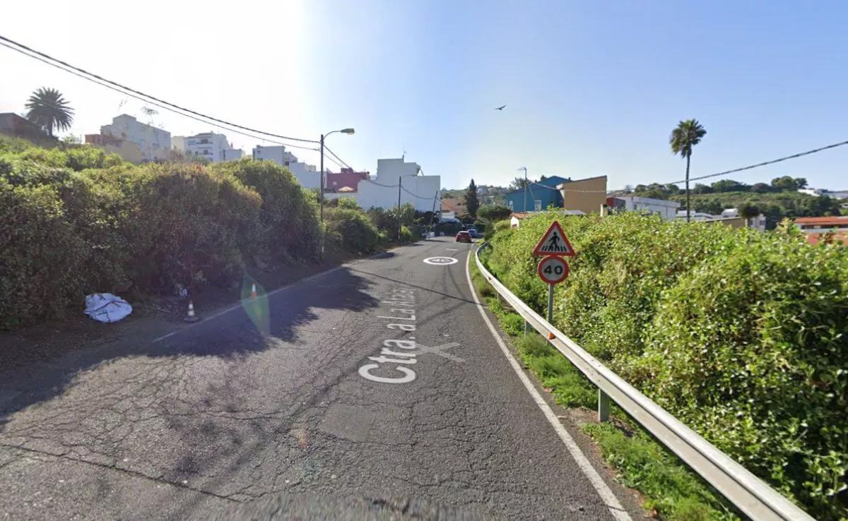 Carretera GC 80 a la altura de La Atalaya. /Google Maps