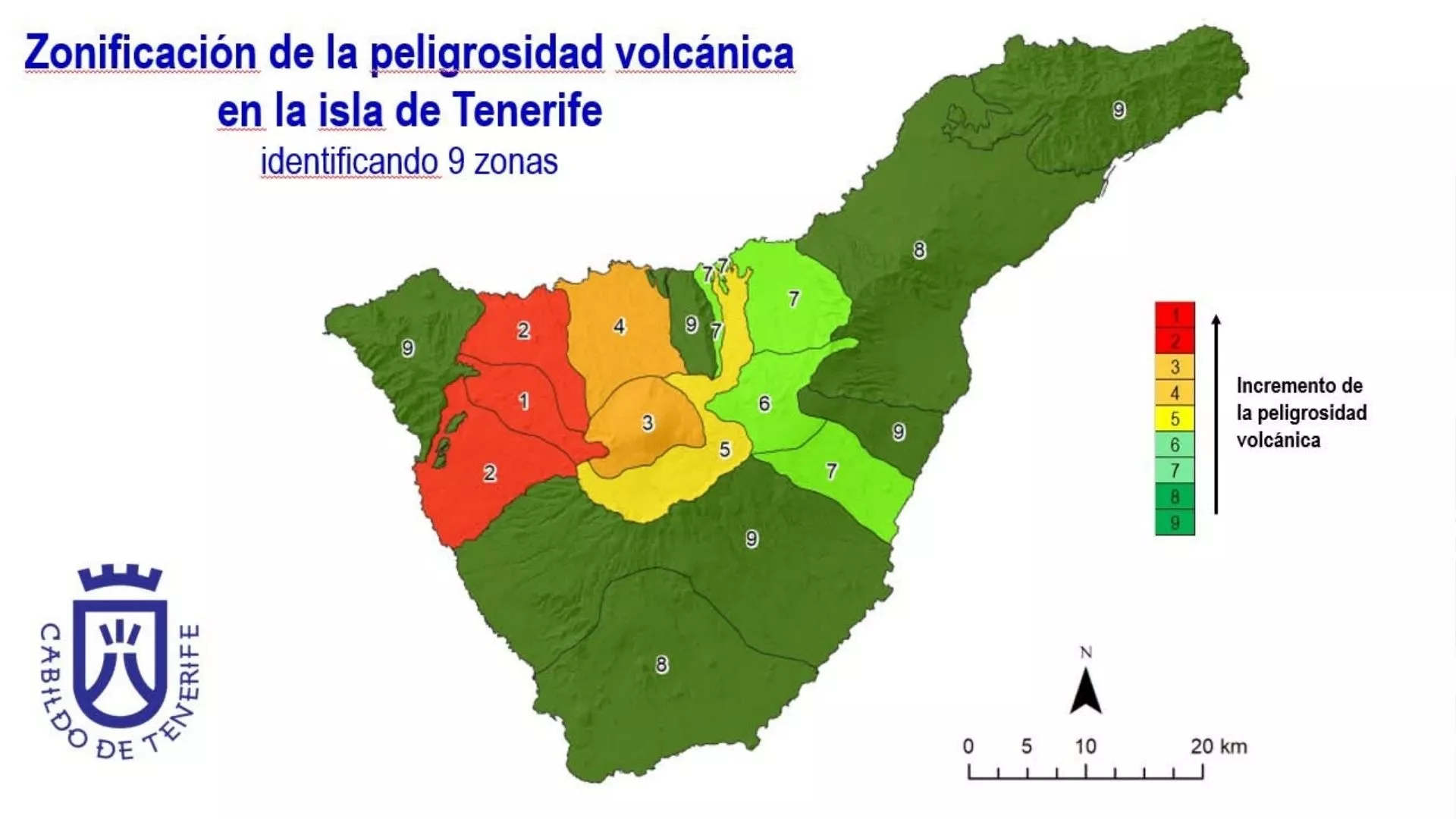 Mapa volcánico de Tenerife|CEDIDA