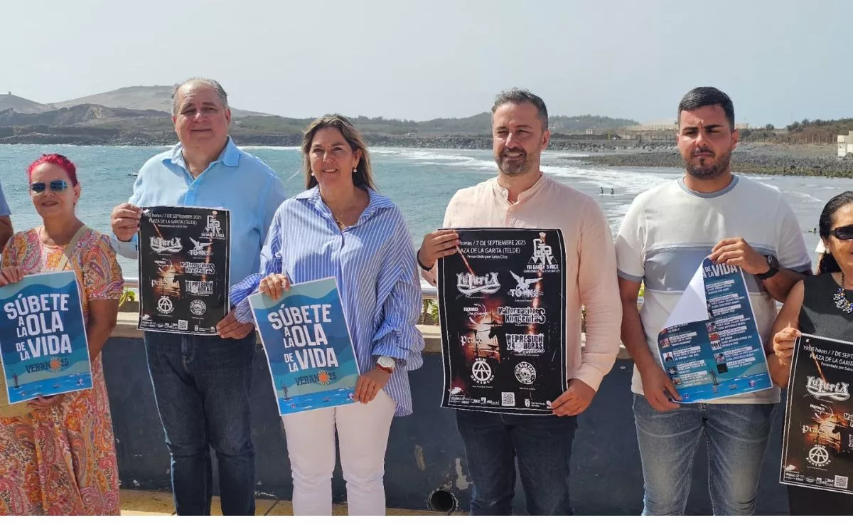 Telde celebra el verano con cine, música, talleres y gastronomía en sus playas. / AYUNTAMIENTO DE TELDE