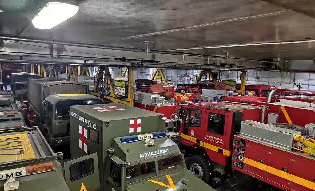 Fred. Olsen ha colaborado en otras situaciones críticas donde el transporte marítimo fue fundamental para el abastecimiento. /Cedida