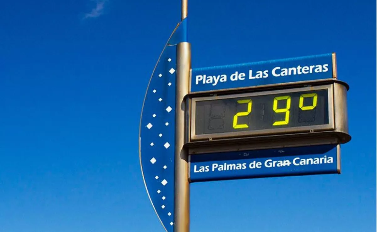 Termómetro que muestra 29ºC en Canarias / AH