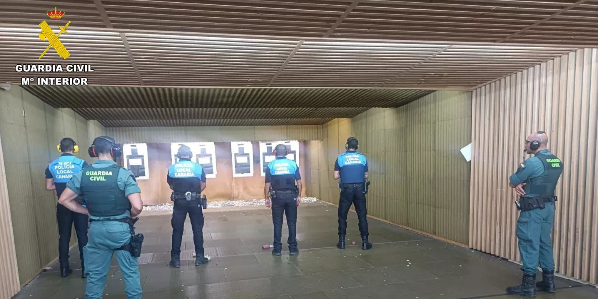 Imagen de la formación en tiro / GUARDIA CIVIL 
