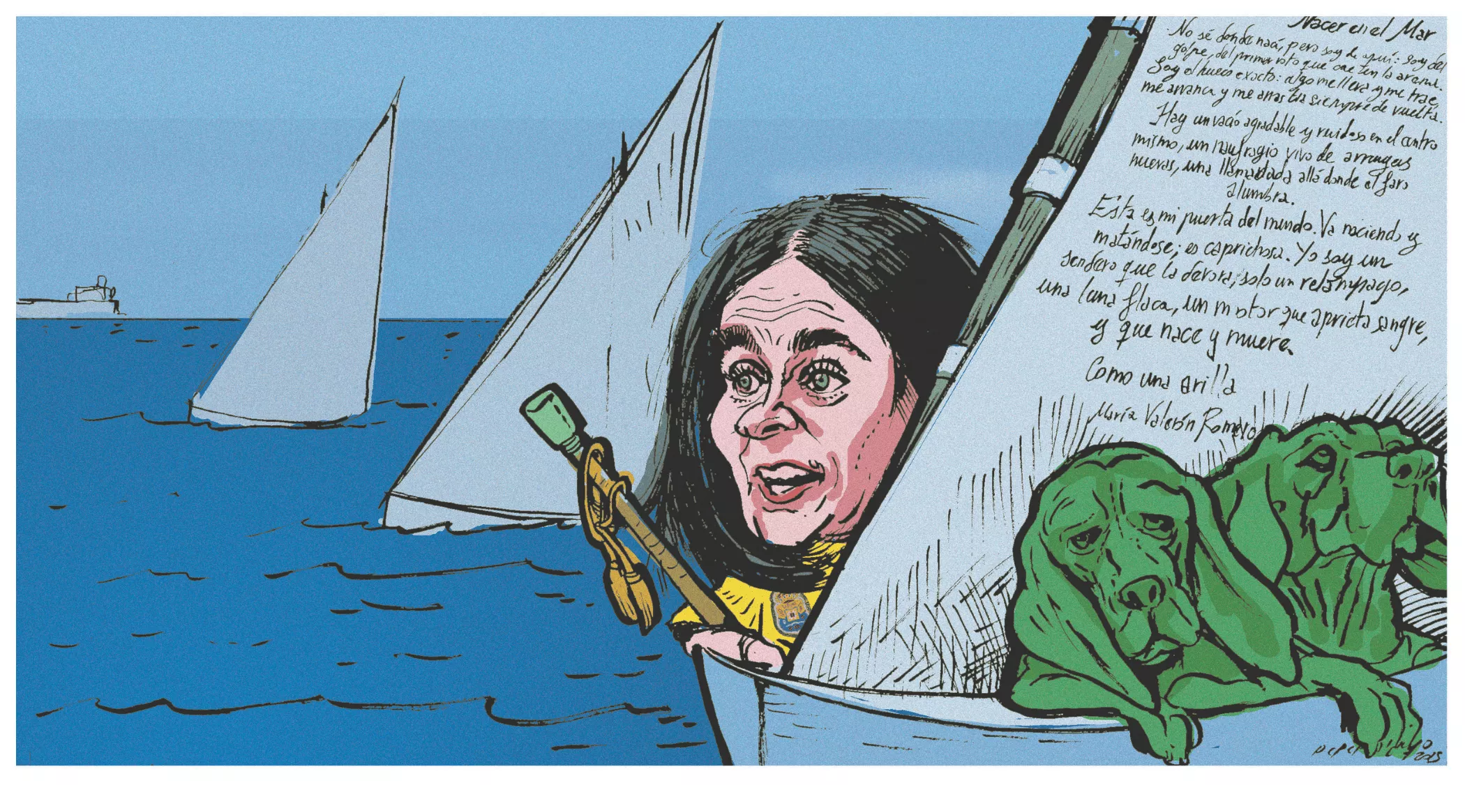 Carolina Darias, por Farruqo. 