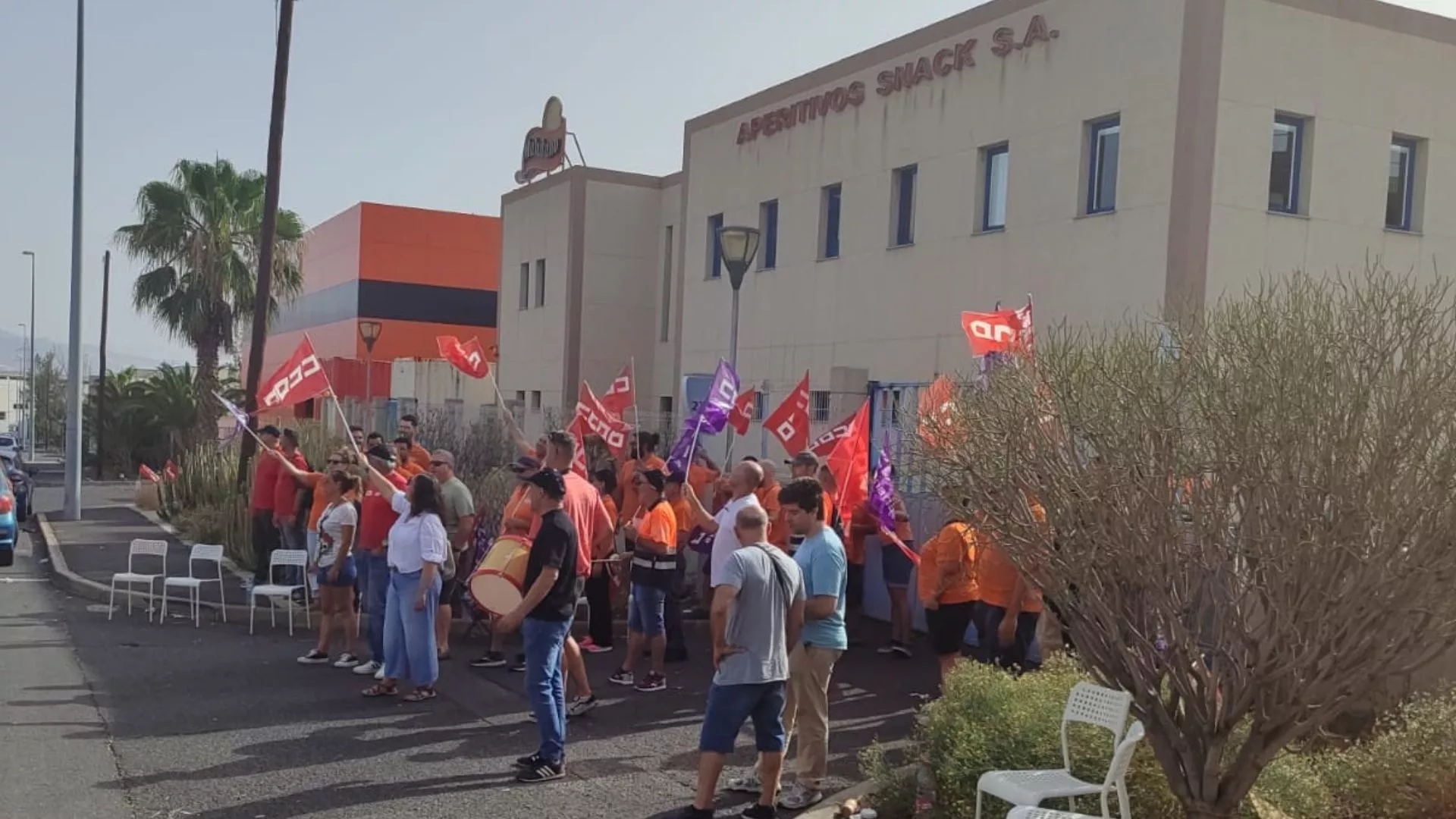 Plantilla de Aperitivos Snack en huelga|CEDIDA