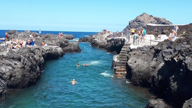 Imagen de las Piscinas Naturales de El Caletón, en Garachico. / AYUNTAMIENTO DE GARACHICO