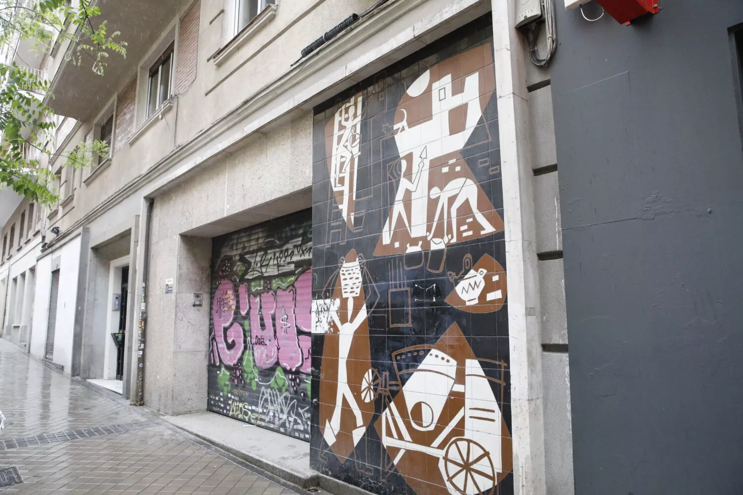 Mural de César Manrique en Madrid. / AYUNTAMIENTO DE MADRID