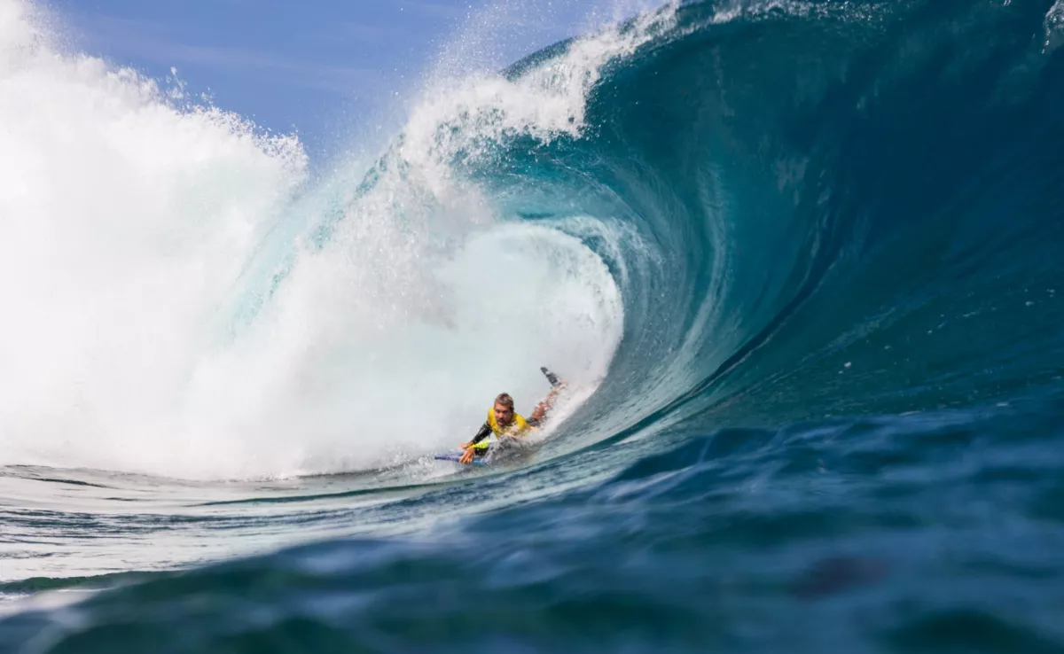 Imagen de un participante en el Frontón King de Gáldar / AYUNTAMIENTO DE GÁLDAR