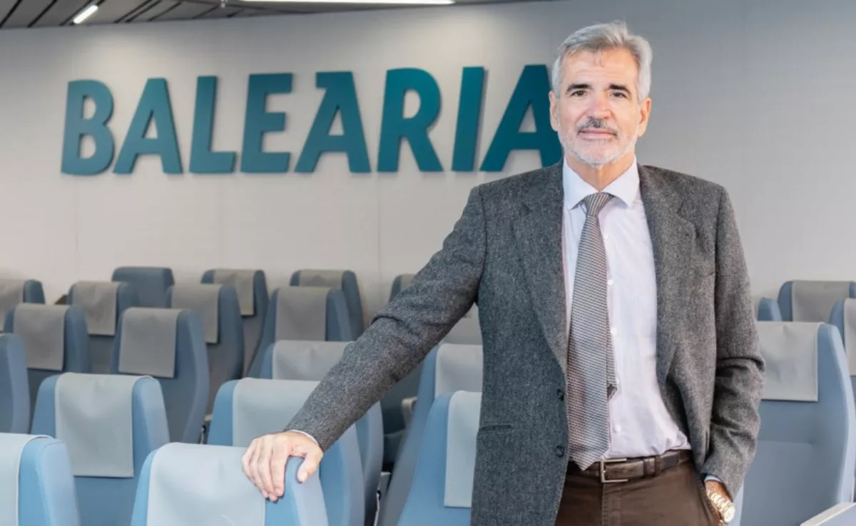 Adolfo Utor, presidente de la naviera Baleària./ CEDIDA