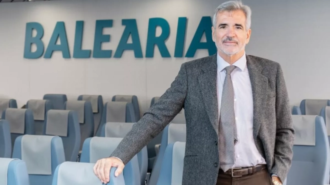 Adolfo Utor, presidente de la naviera Baleària./ CEDIDA Adolfo Utor, presidente de la naviera Baleària./ CEDIDA