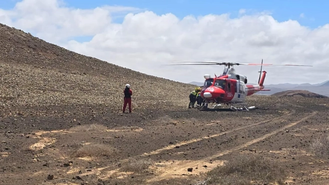 Imágenes del rescate al senderista112 CANARIAS (1)