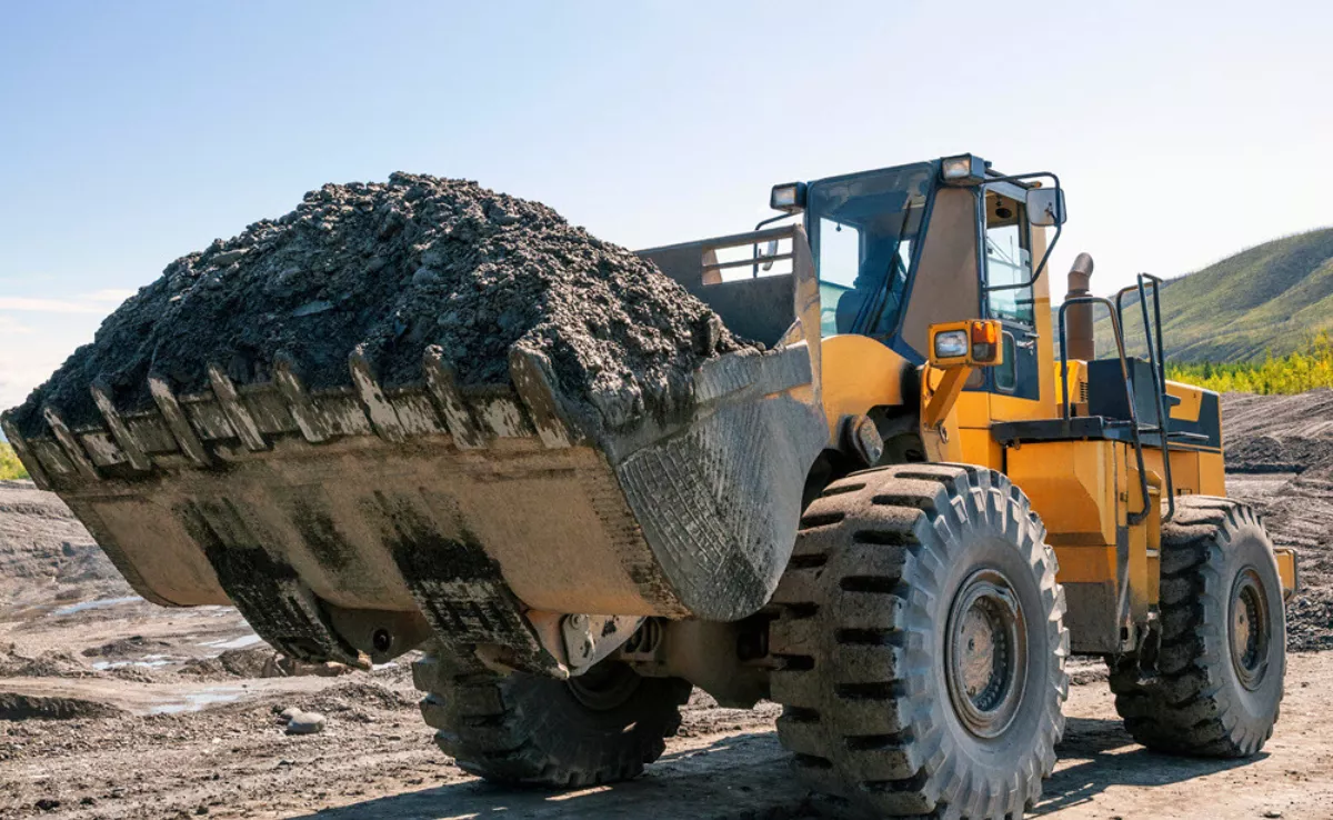 Un bulldozer en unas obras./ ARCHIVO