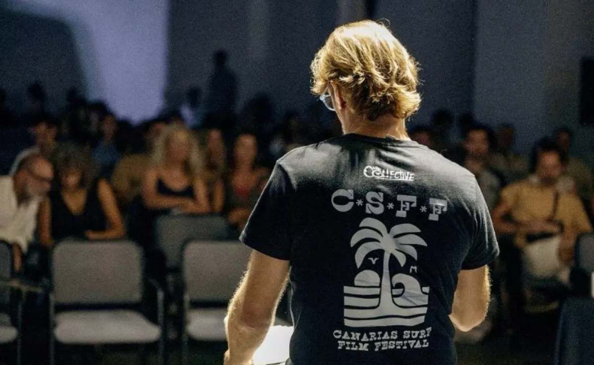 Una de las charlas organizadas por el Canarias Surf Film Festival. / AH