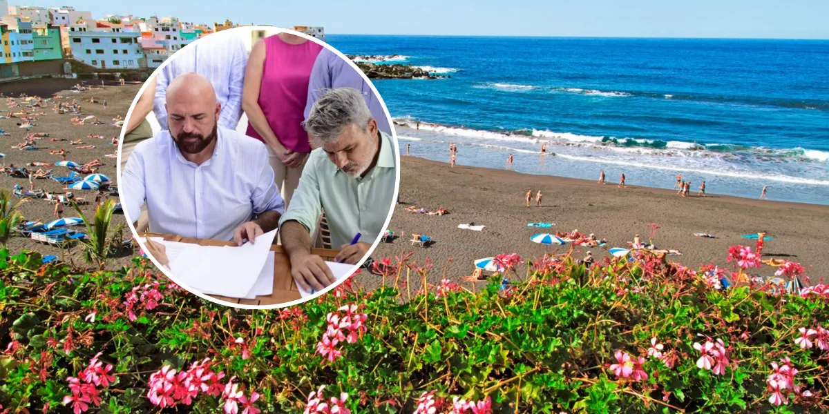 Imagen de Playa Jardín, en TenerifeMONTAJE AH 