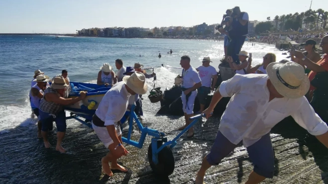 Un momento de La Vará del Pescao en ArinagaAYUNTAMIENTO DE AGÜIMES (1)