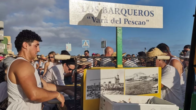 Un momento de La Vará del Pescao en ArinagaAYUNTAMIENTO DE AGÜIMES (2)
