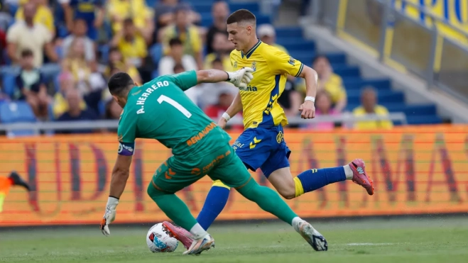Imagen del partido entre la UD Las Palmas y el MálagaUD LAS PALMAS (1)