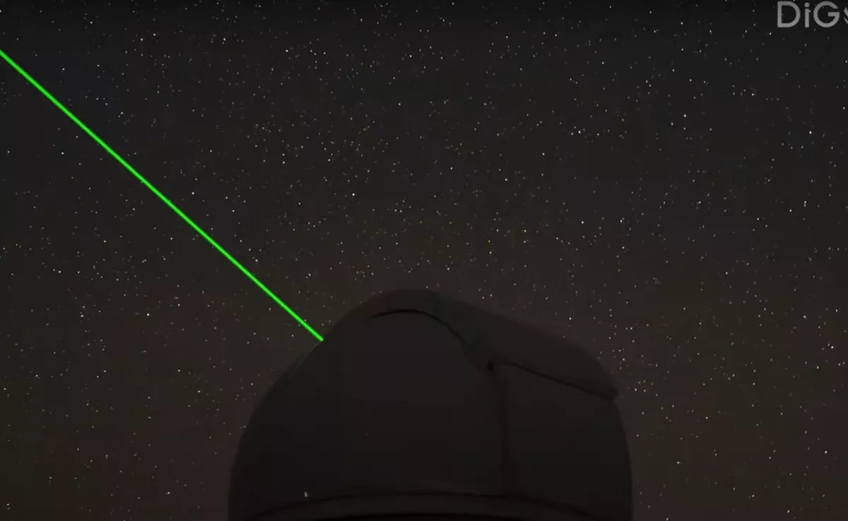 Láser para controlar la basura espacial / ESA