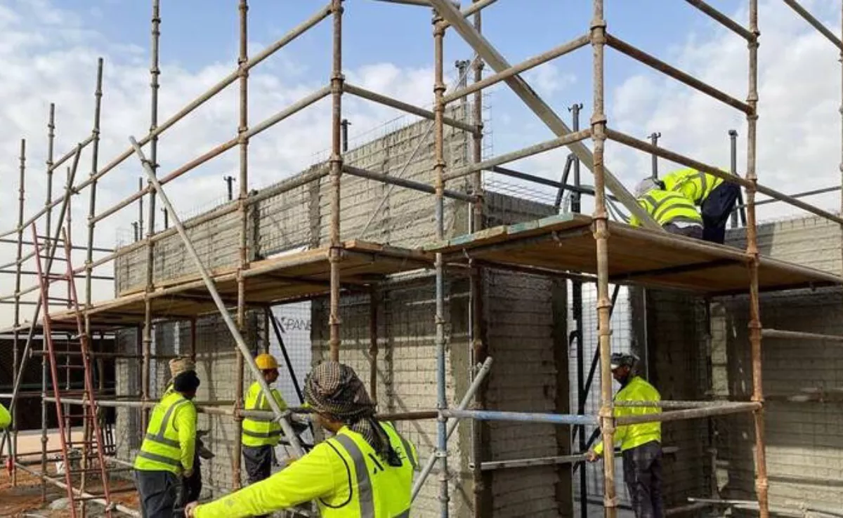 Trabajadores del sector de la construcción./ EFE