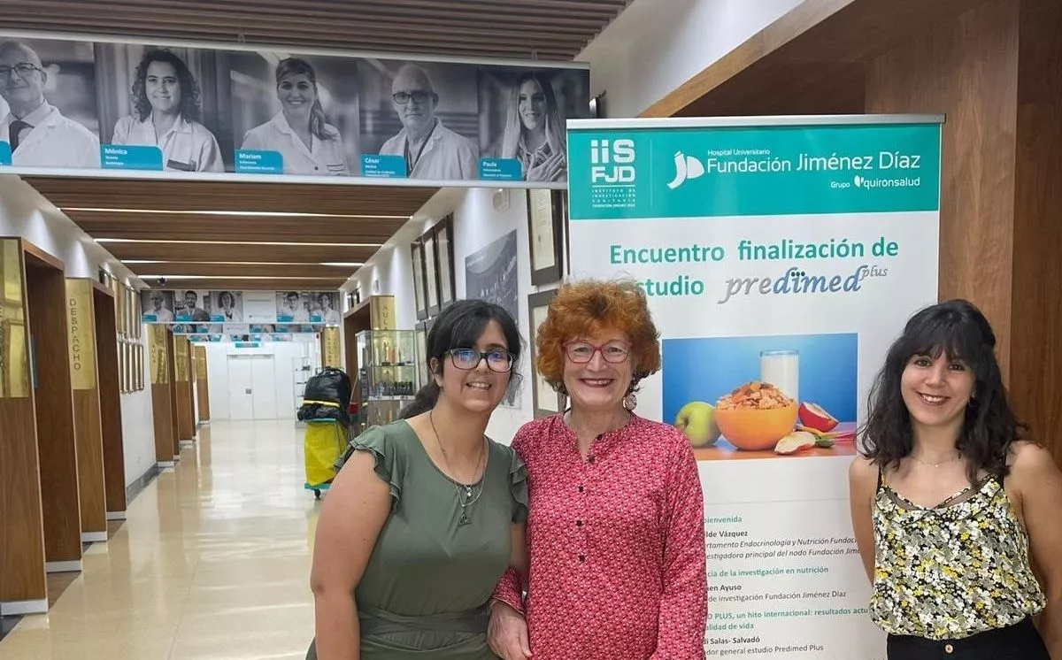 La doctora Vázquez y dos nutricionistas implicadas en el estudio./ SERVIMEDIA