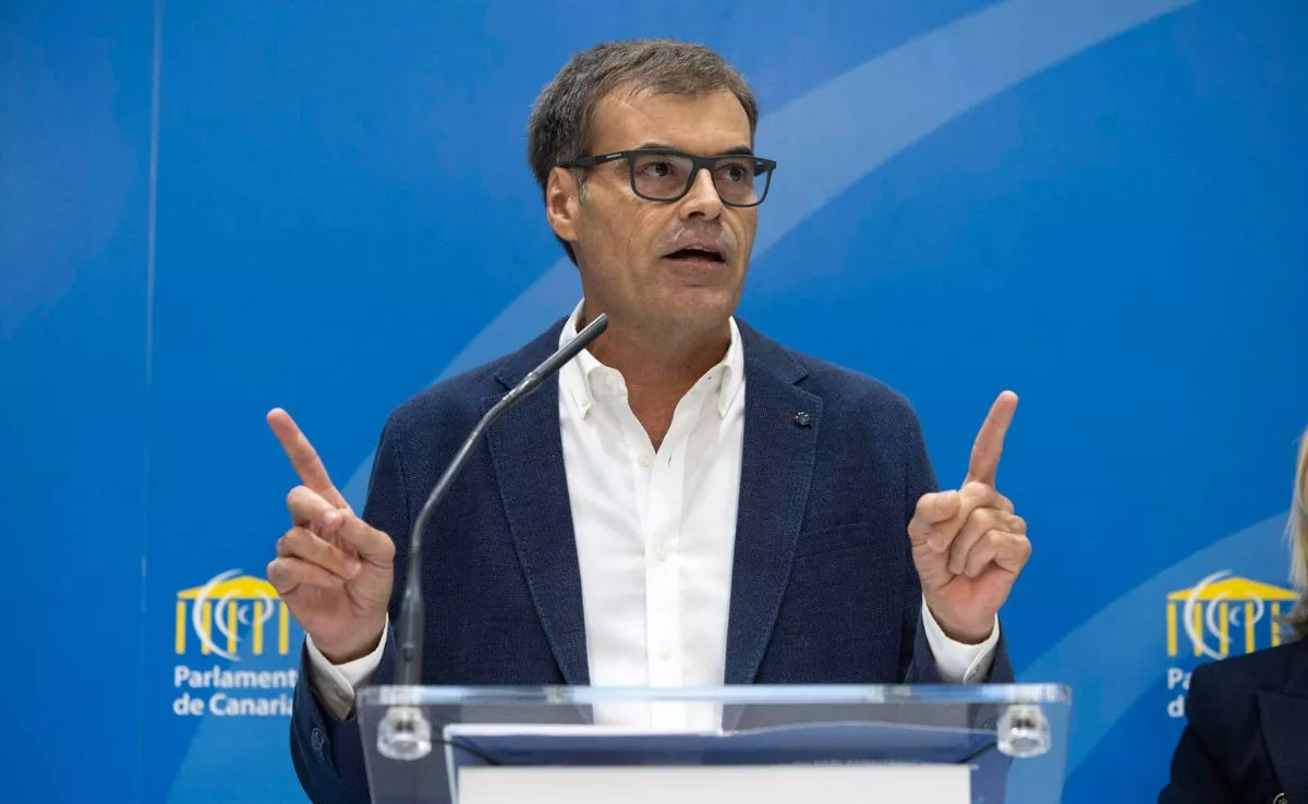 El portavoz del PP en el Parlamento de Canarias en materia de presupuestos y Hacienda, Fernando Enseñat. /EFE /Miguel Barreto