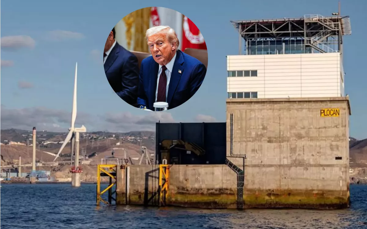 El bloqueo de Trump a la eólica marina sacude el tablero energético y alerta a Canarias. / AH