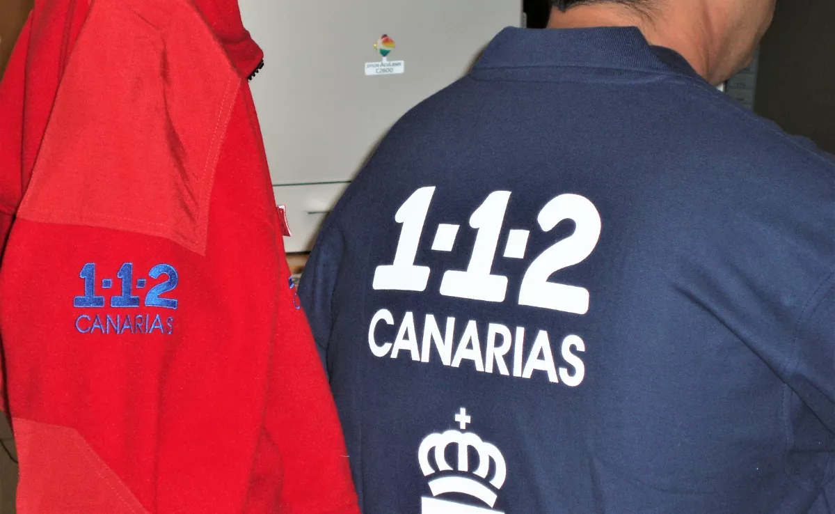 Trabajador del servicio de emergencias del 112 en Canarias./ 112