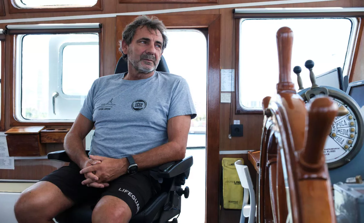 Óscar Camps, fundador de Open Arms./ EFE-ALBERTO VALDÉS