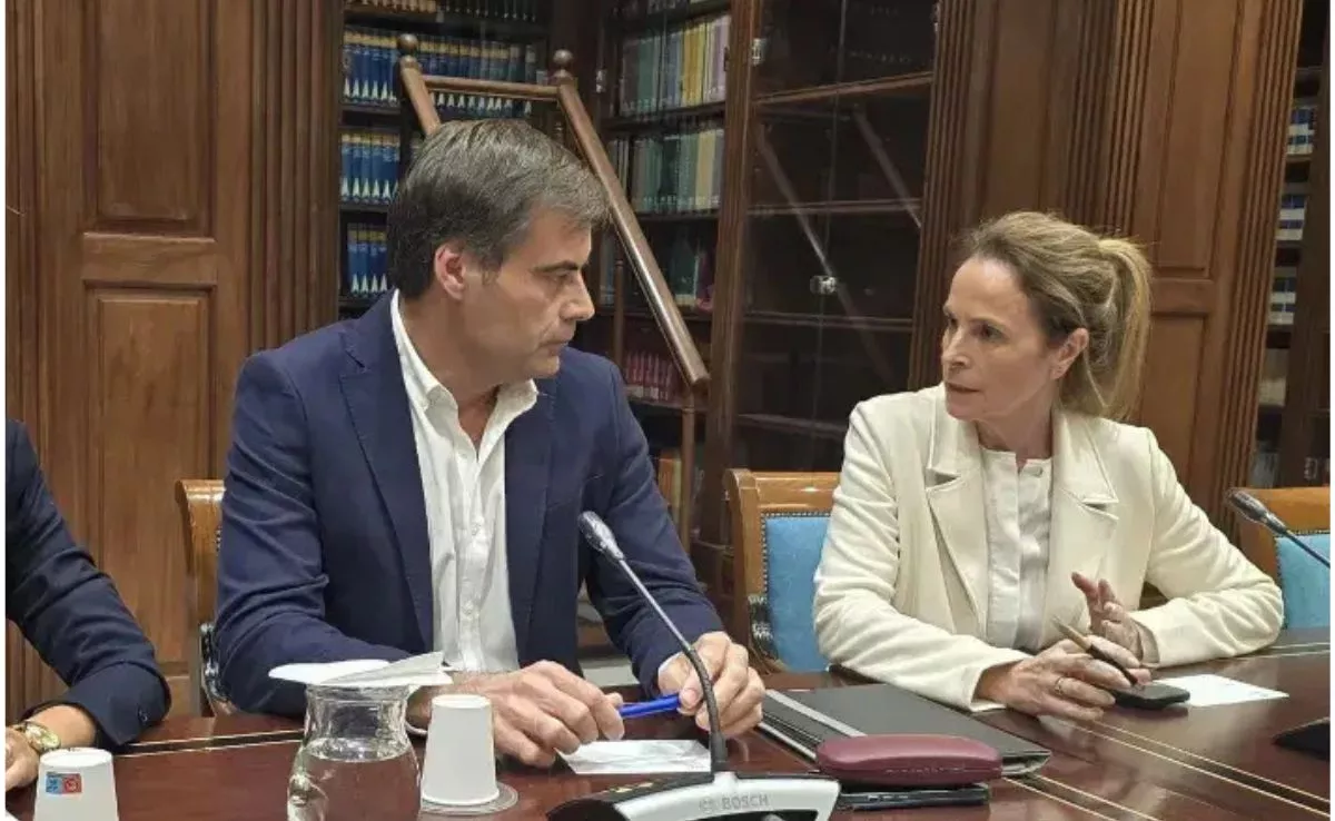 Luz Reverón y Fernando Enseñat, del Grupo parlamentario popular. /Agencias
