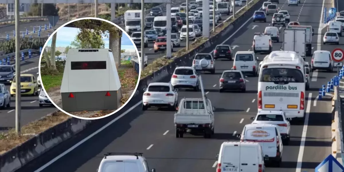 Montaje de la GC 1 y un radar con ruedas de la DGT / MONTAJE AH 